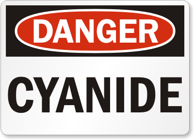 Cyanide Danger Sign
