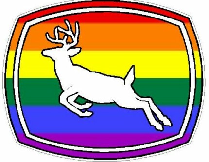 Deer Logo - PRIDE FLAG