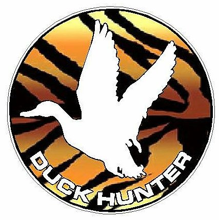 Duck Hunting Circle Decal 88 - Skin Tiger