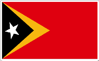 East Timor Flag Sticker