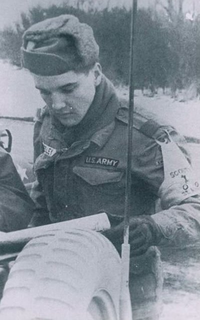 Elvis in the Army Sticker 6