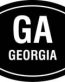 Georiga Oval Decal