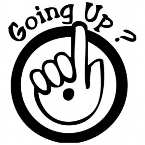 Going Up Religious Decal