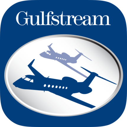 gulfstream color logo sticker