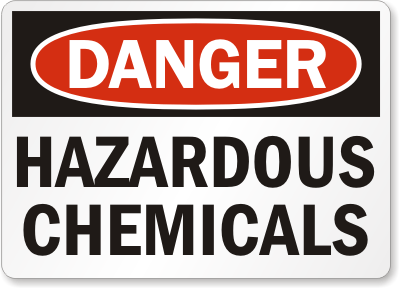 Hazardous Chemicals Danger Sign 1
