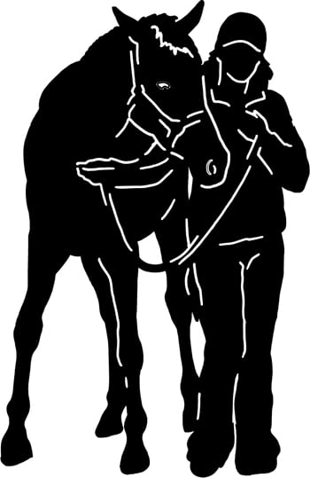 Horse Rider Decal 14
