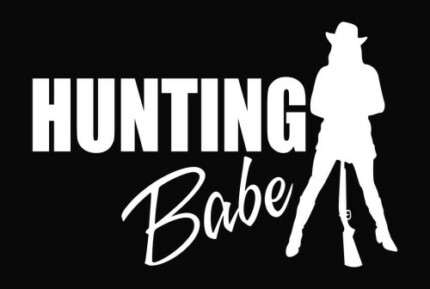 Hunting Babe Vinyl Decal Sticker 2