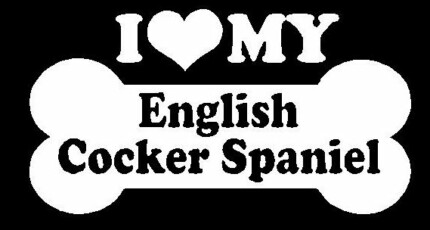 I Love My English Cocker Spaniel