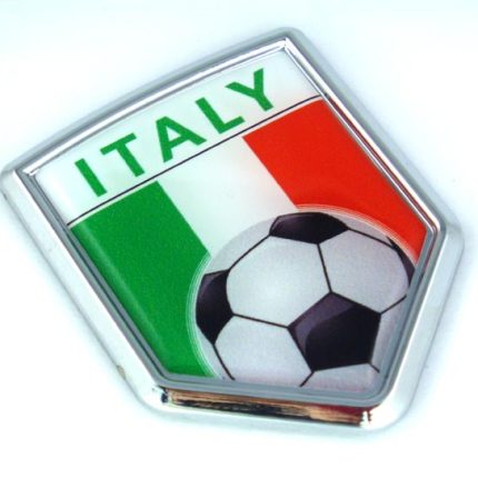 Italy Soccer 3D Adhesive Auto Emblem