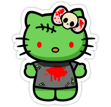 kat zombie sticker 44