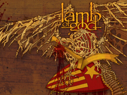 Lamb of God 2 Color Band Decal