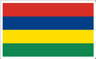 Mauritius Flag Decal
