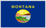 Montana State Flag Decal