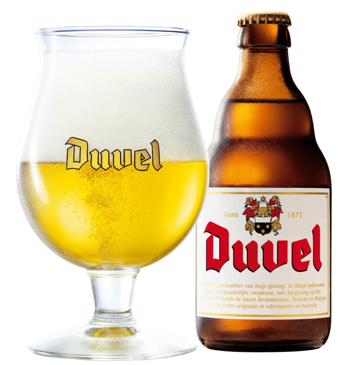 Moortgat Duvel Bottle and Glass