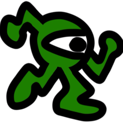 One Eyed Alien Color Sticker