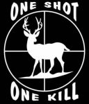 One Shot One Kill Vinyl Hunting Decal