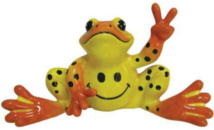 Peace Frog Color Sticker 4