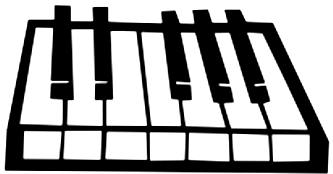 Piano Keys Decal 3