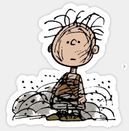 PigPen color peanuts sticker