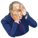 president vladimir putin political sticker 23