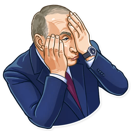 president vladimir putin political sticker 23