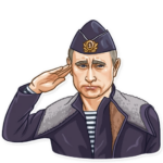 president vladimir putin political sticker 27