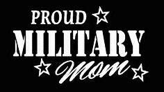 PROUD Military Stickers MILITARY MOM