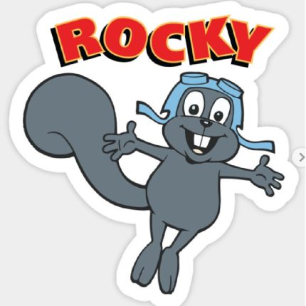 R&B ROCKY STICKER WITH TEXT