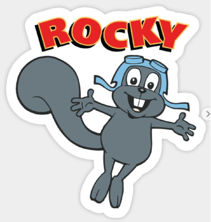 R&B ROCKY STICKER WITH TEXT