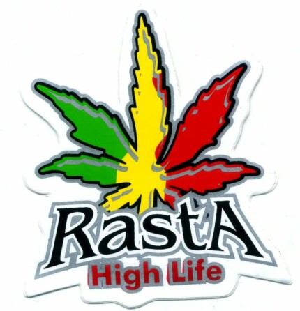Rasta Reggae Sticker Weed 420 Decal 12