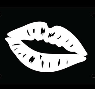 Sexy LIPS Die Cut Decal 33