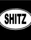 Shitz Oval Dog Decal