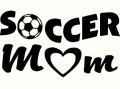 Soccer Mom Window Wall Sticker 7