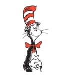 Cat in the Hat Decal Color