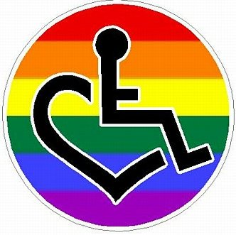 3E LOVE flag pride circular sticker