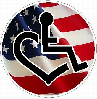 3E LOVE flag usa circular sticker