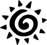 African Symbol Sun