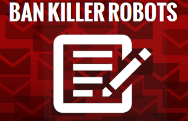 ban killer robots sticker