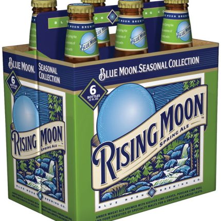 Blue Moon Rising Moon Spring Ale Six Pack Decal