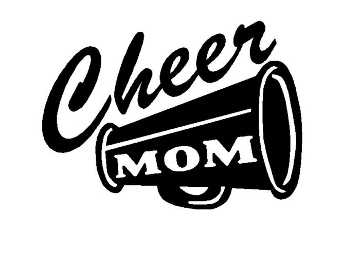 Cheer Megaphone Adhesive Vinyl Decal