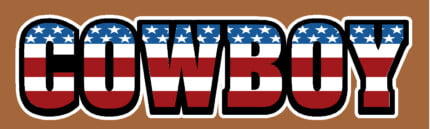 Cowboy RWB Sticker