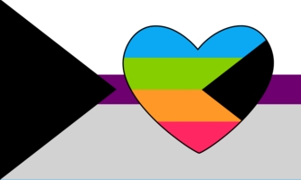 demisexual demipanromantic combo pride flag