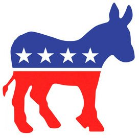 Democrate Donkey Sticker