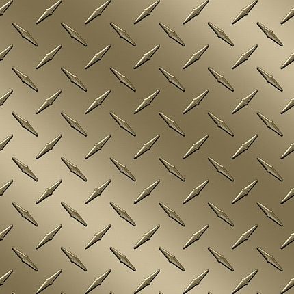 Diamond Plate Gold Vinyl Sheet