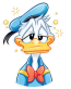 donald duck daisy duck disney cartoon sticker 10