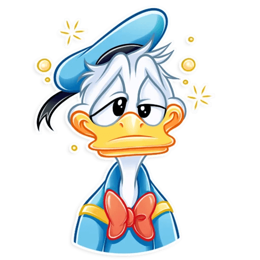 donald duck daisy duck disney cartoon sticker 10