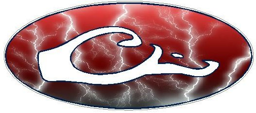 DRAKE OVAL DECAL- Lightning Red FILL