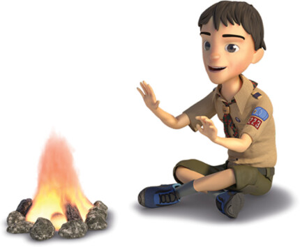 Ethan-9-campfire boy scout sticker
