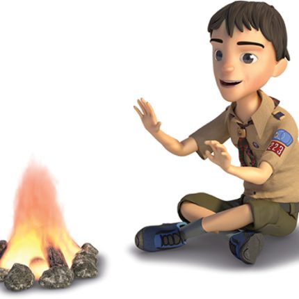 Ethan-9-campfire boy scout sticker