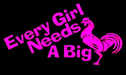 Every Girl Needs a Bick Cock Sticker